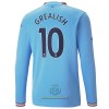 Maglia da Calcio a Maniche Lunghe Manchester City Grealish 10 Casa 2022-23 per Uomo